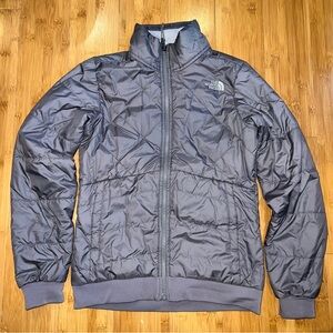 THE NORTH FACE LIGHTWEIGHT SYNTHETIC DOWN FILL PUFFY JACKET WOMEN'S Gray Size XS